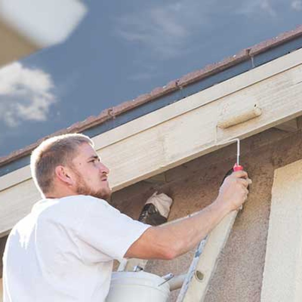 Contractor Painting Outside Of House | Cypress Design &Amp; Build Contractor Painting Outside Of House